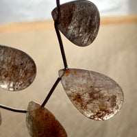 Rutilated Quartz Teardrops