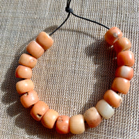 Antique Angel Skin Coral Beads