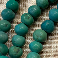 Afghan Turquoise Roundish Beads