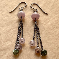 Multi-Color Sapphire Earrings by Ruth