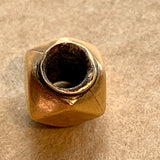 Large 18 Kt Gold Bead from India
