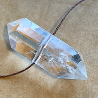 Quartz Crystal Double-Terminated Beads