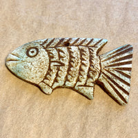 Egyptian Ceramic Fish Pendant