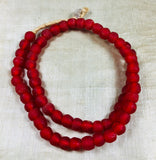 10mm Bright Red Recycled Glass