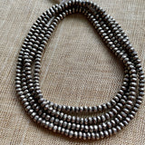 Thai Silver 3mm Stamped Beads