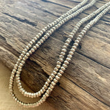 Thai Silver Medium-Large Stamped Beads