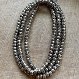 Thai Silver Large Stamped Beads
