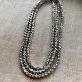 Thai Silver Medium Stamped Beads