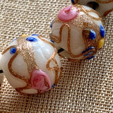 1950's Venetian Wedding Cake Beads, Set