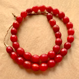 Red Cherry Tomato Glass Beads