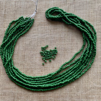 11º Opaque Olive Green Seed Beads