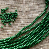 11º Opaque Olive Green Seed Beads