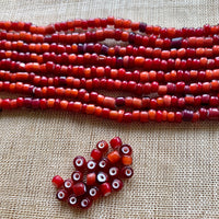 6º Mixed White Heart Seed Beads