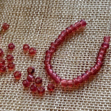12° Vintage Transparent Rose Seed Beads, France