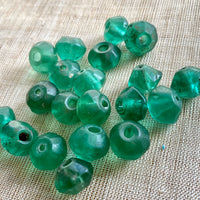 Green Vaseline Beads