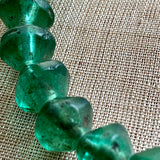 Green Vaseline Beads