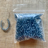 12° Vintage French Transparent Violet Seed Beads