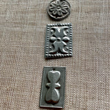 Antique Silver Links or Sew-Ons