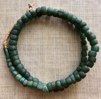 Green Hebron Beads from Sudan