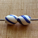 Antique Venetian Blue Swirl Bead