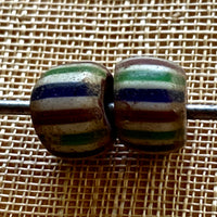 Pair of Rare Watermelon Beads