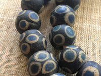 Ancient Roman Glass Eye Beads, Strand
