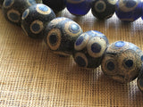 Ancient Roman Glass Eye Beads, Strand