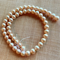 Strand of Gorgeous High Luster 9mm Pearls