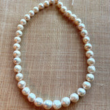 Strand of Round Irregular Pearls, 9-12mm