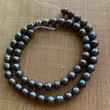 Strand of Gorgeous 7mm Grey Pearls