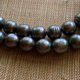 Strand of Gorgeous 7mm Grey Pearls