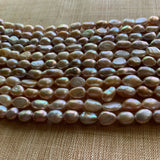 Strand of Organic Irregular Pearls