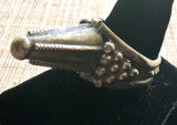 Tall Yemini Silver Ring