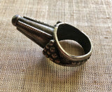 Tall Yemini Silver Ring