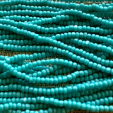 13º Opaque Turquoise Charlotte-Cuts