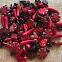 Special Red Czech Glass Mix