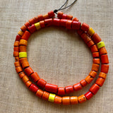 Opaque Orange Naga Beads