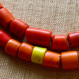 Opaque Orange Naga Beads