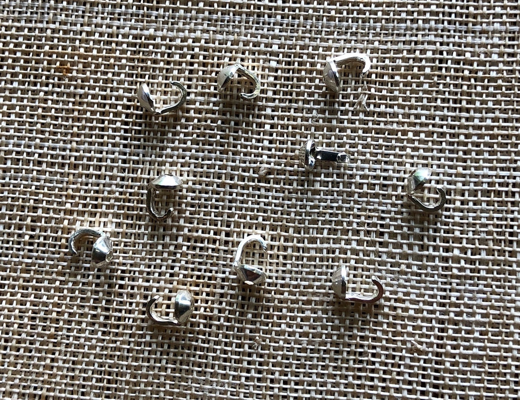 3mm Bead Tips, Sterling Silver