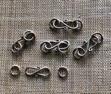 Mini S-Hook with Soldered Rings