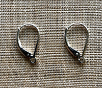 Sterling Silver Leverback Ear Wires