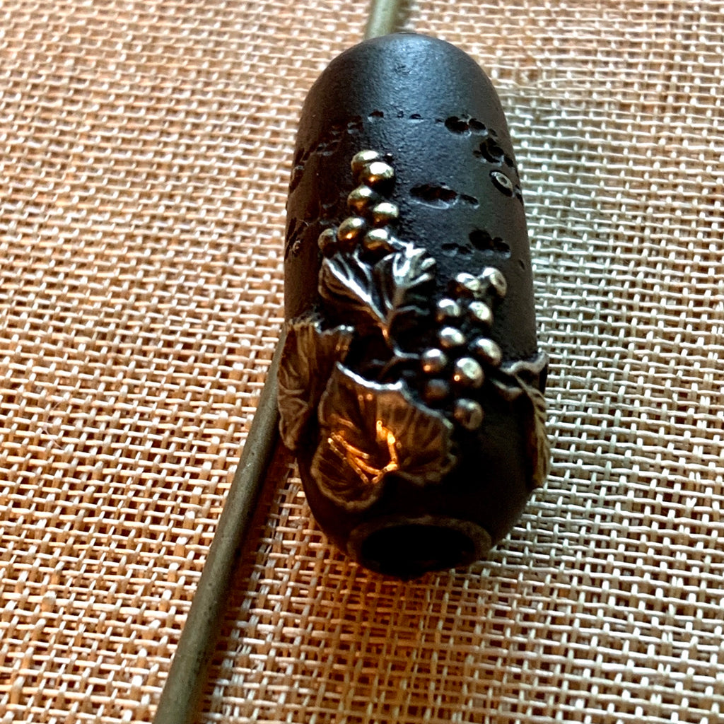 Antique Mixed Metal Ojime Bead, Japan