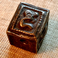 Large Antique Chinese Silver Cube
