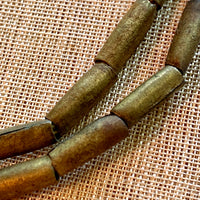 Strand of Smaller Brass Tubes, Nigeria