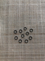 6mm Oxidized Sterling Soldered Jump Ring