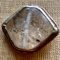 Diamond Shape Quartz Bezel-Set, Nepal