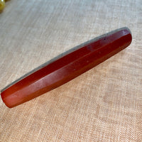 Large Bohemian Carnelian Glass Bead