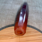 Large Bohemian Carnelian Glass Bead