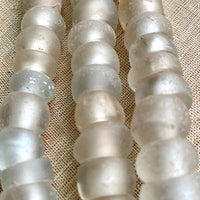 Strand of Antique 300 Year Old Clear Dogon Beads