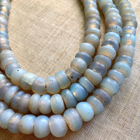 Large Strand of Rare Oparté Beads, Dutch 1700's